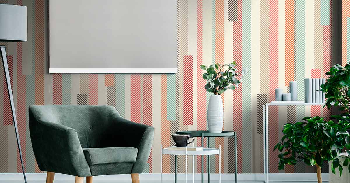 The return to fashion of wallpaper