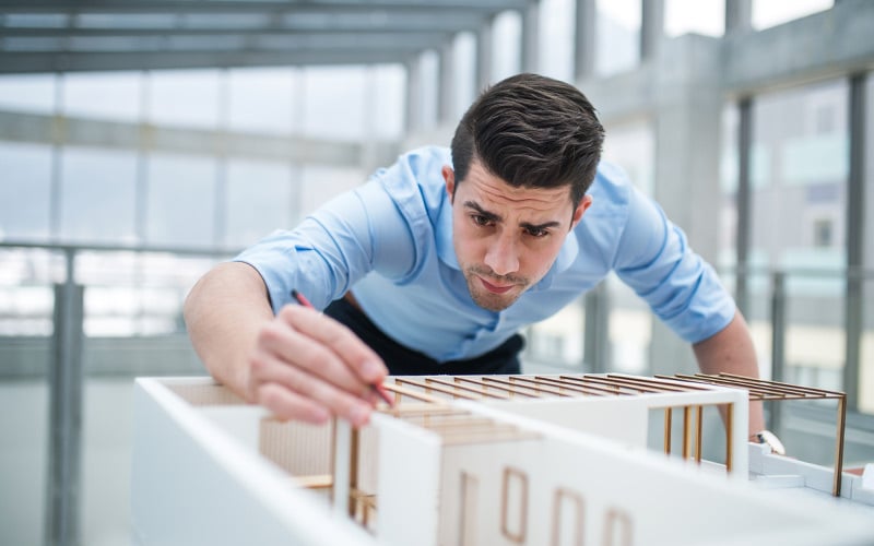 Renzo Piano Building Workshop and 3D printed models